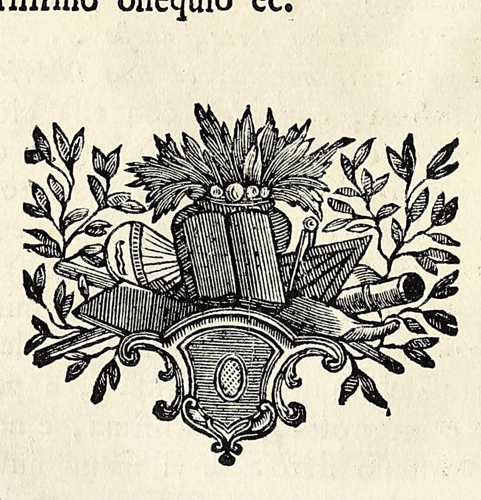 An illustration from Elettricismo atmosferico lettere, 1758, leaf 232