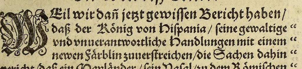 An illustration from Elisabethen der Königin inn Engellandt, vnd Irrlandt, &c. : Edict, den neun vnd zweyntzigisten Nouembris dess fünfftzehenhundert ein vnd neuntzigsten Jars zu Londra öffentlich publiciert., 1593, leaf 129