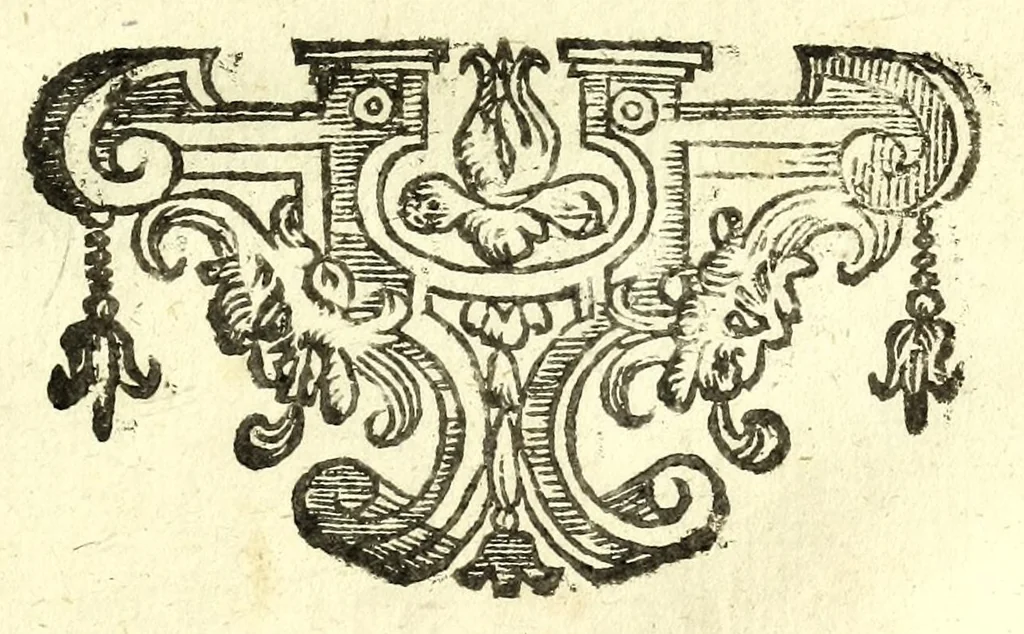 An illustration from Elisa : favola maritima, 1627, leaf 323