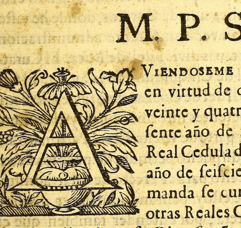 An illustration from El maestro D.F. Payo de Ribera, obispo de Goatemala, y de la Verapaz, representa al Real Acuerdo destas provincias de la Goatemala, lo que siente acerca de la execucion de la real cedula, que manda se tasen los indios de suerte, que no correspondan mas de quatrocientos à vna doctrina, 1664, leaf 5