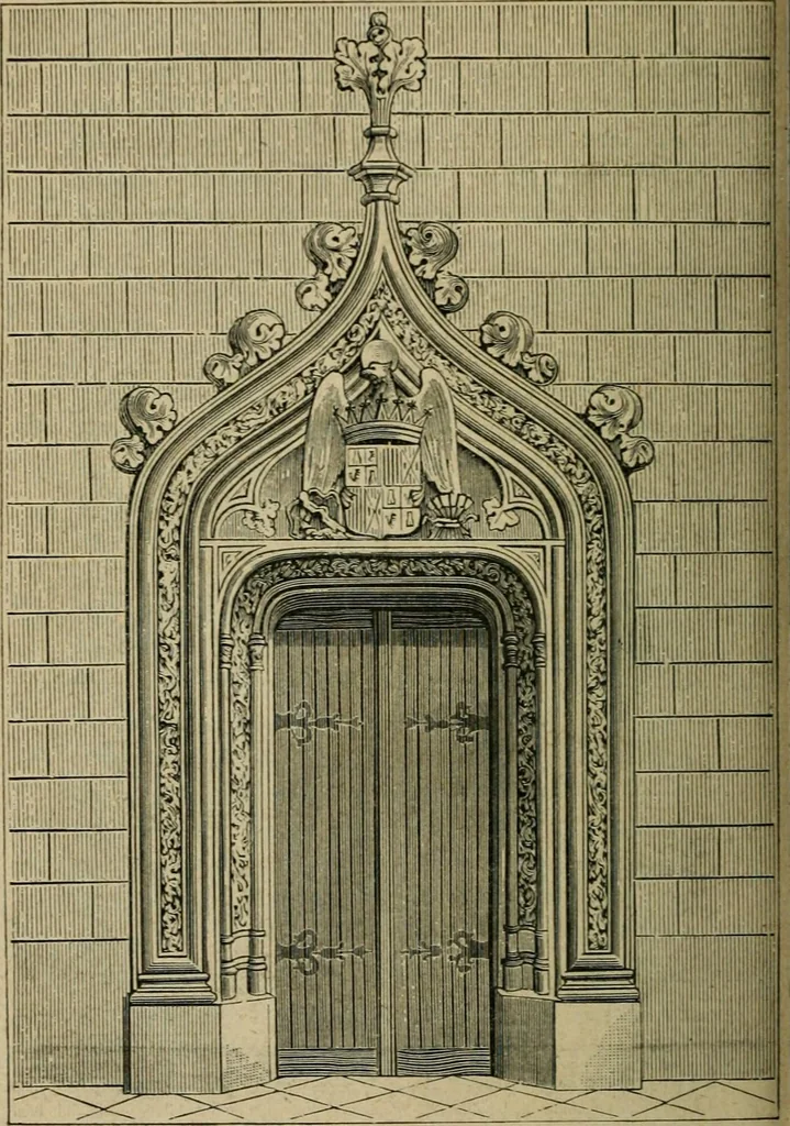 An illustration from El Monasterio de San Jeronimo el Real de Madrid, estudio historico-literario, 1888, leaf 217