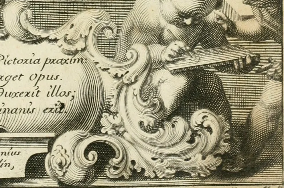 An illustration from El museo pictorico, y escala óptica ..., 1795, leaf 4