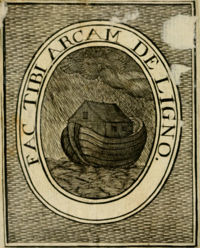 An illustration from Eloge de l'enfer. Ouvrage critique, historique, et moral, 1759, leaf 1