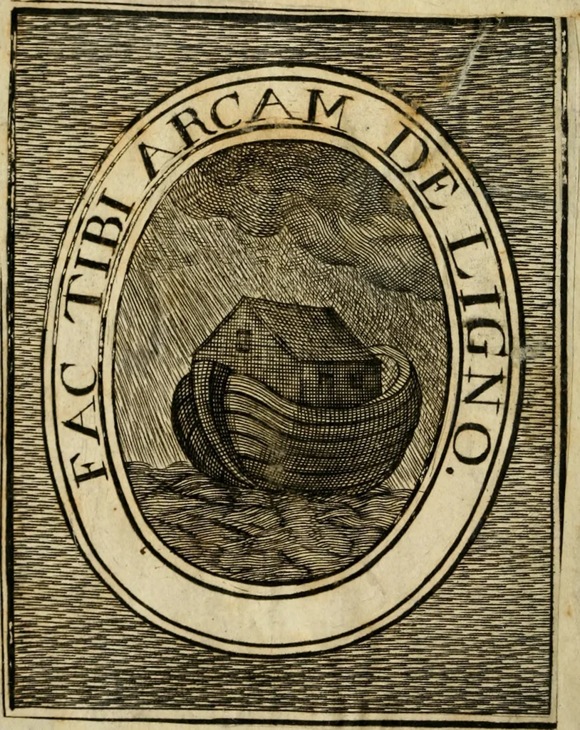 An illustration from Eloge de l'enfer. Ouvrage critique, historique, et moral, 1759, leaf 1