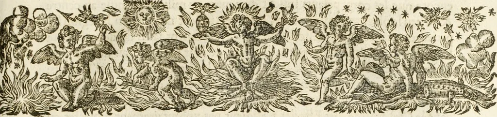 An illustration from Eloges et discours sur la triomphante reception du roy en sa ville de Paris, apres la reduction de la Rochelle : accompagnez des figures, tant des arcs de triomphe que des autres preparatifs, 1629, leaf 108
