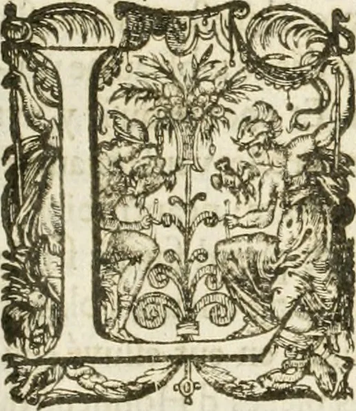 An illustration from Eloges et discours sur la triomphante reception du roy en sa ville de Paris, apres la reduction de la Rochelle : accompagnez des figures, tant des arcs de triomphe que des autres preparatifs, 1629, leaf 30