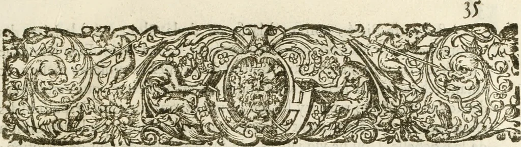 An illustration from Eloges et discours sur la triomphante reception du roy en sa ville de Paris, apres la reduction de la Rochelle : accompagnez des figures, tant des arcs de triomphe que des autres preparatifs, 1629, leaf 44