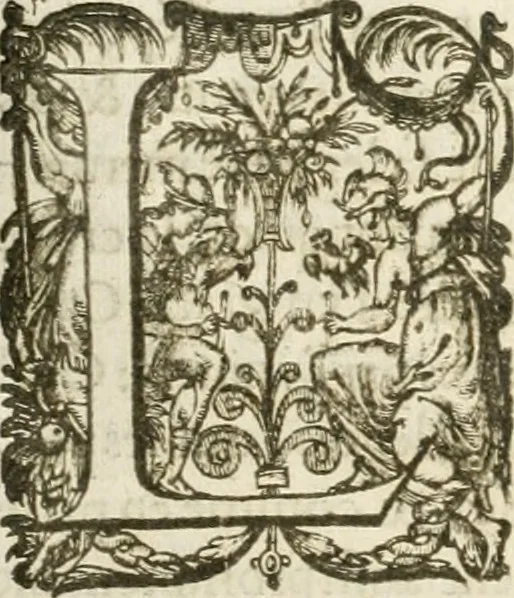 An illustration from Eloges et discours sur la triomphante reception du roy en sa ville de Paris, apres la reduction de la Rochelle : accompagnez des figures, tant des arcs de triomphe que des autres preparatifs, 1629, leaf 60