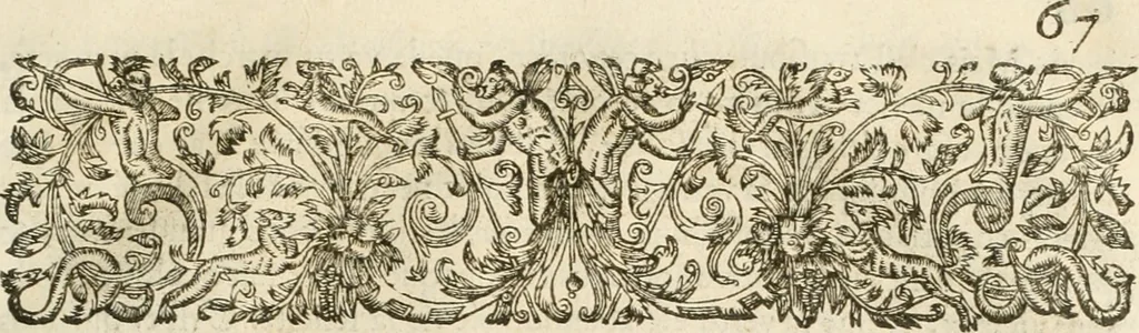 An illustration from Eloges et discours sur la triomphante reception du roy en sa ville de Paris, apres la reduction de la Rochelle : accompagnez des figures, tant des arcs de triomphe que des autres preparatifs, 1629, leaf 84