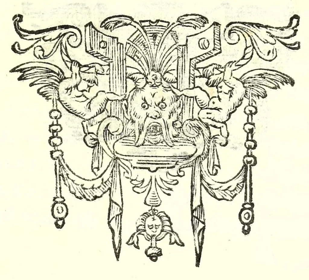 An illustration from Elogia abbatvm sacri Monasterij Casinensis : ad rum. patrem d. Simplicivm Caffarellvm, congregationis casinensis praesidem generalem, 1630, leaf 17
