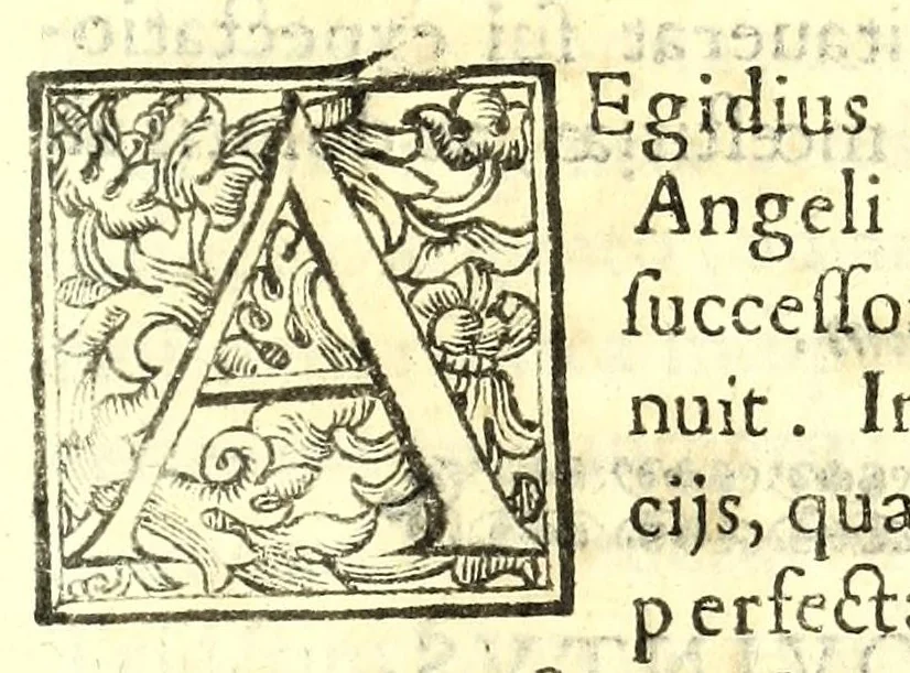 An illustration from Elogia abbatvm sacri Monasterij Casinensis : ad rum. patrem d. Simplicivm Caffarellvm, congregationis casinensis praesidem generalem, 1630, leaf 195