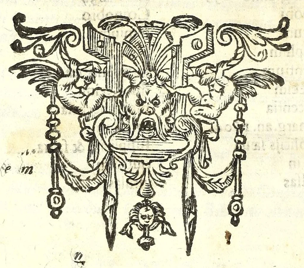 An illustration from Elogia abbatvm sacri Monasterij Casinensis : ad rum. patrem d. Simplicivm Caffarellvm, congregationis casinensis praesidem generalem, 1630, leaf 296