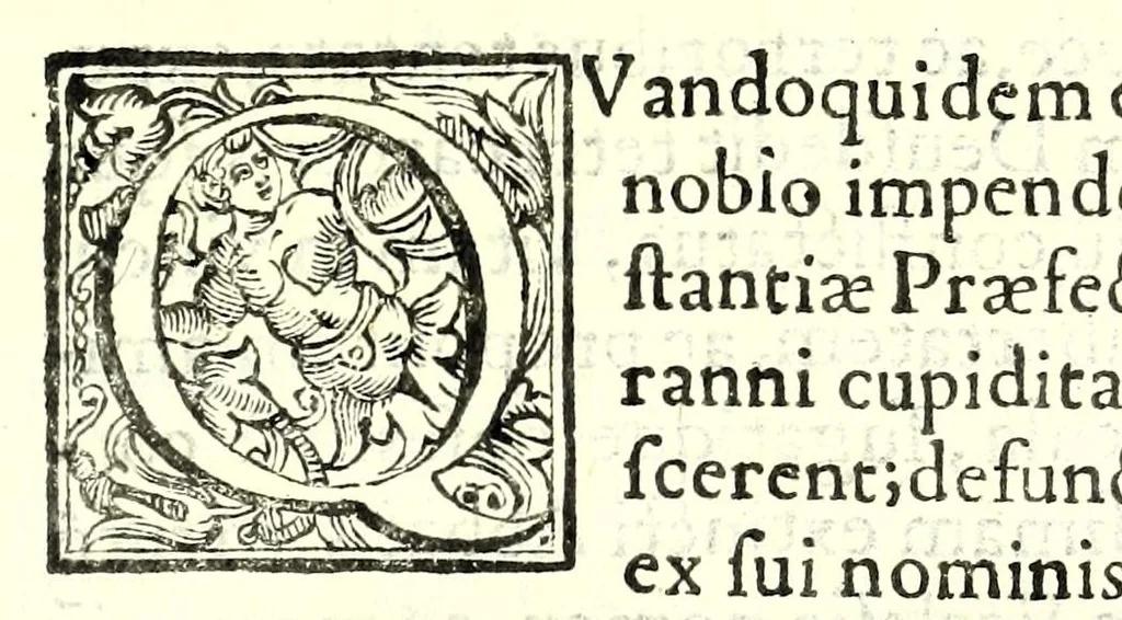 An illustration from Elogia abbatvm sacri Monasterij Casinensis : ad rum. patrem d. Simplicivm Caffarellvm, congregationis casinensis praesidem generalem, 1630, leaf 65