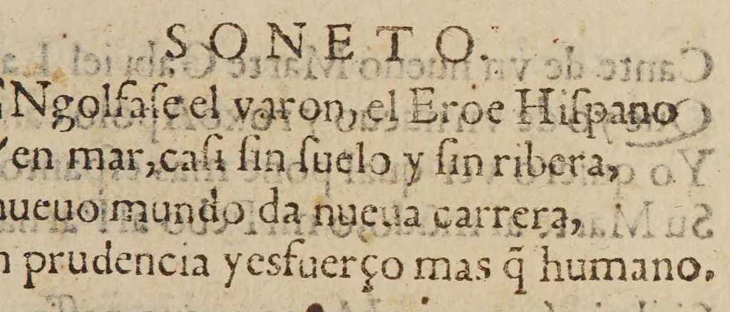 An illustration from Elogios en loor de los tres famosos varones don Iayme Rey de Aragon, don Fernando Cortes, marques del Valle, y don Aluaro de Baçan marques de Santacruz., 1601, leaf 153