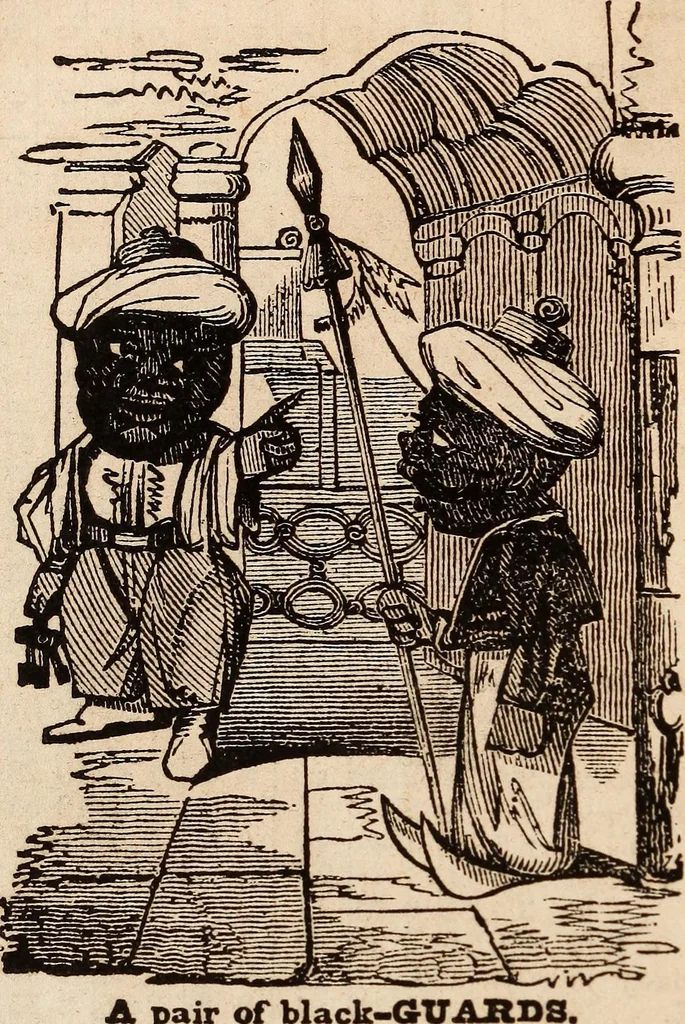 An illustration from Elton's comic all-my-nack 1842, 1841, leaf 10