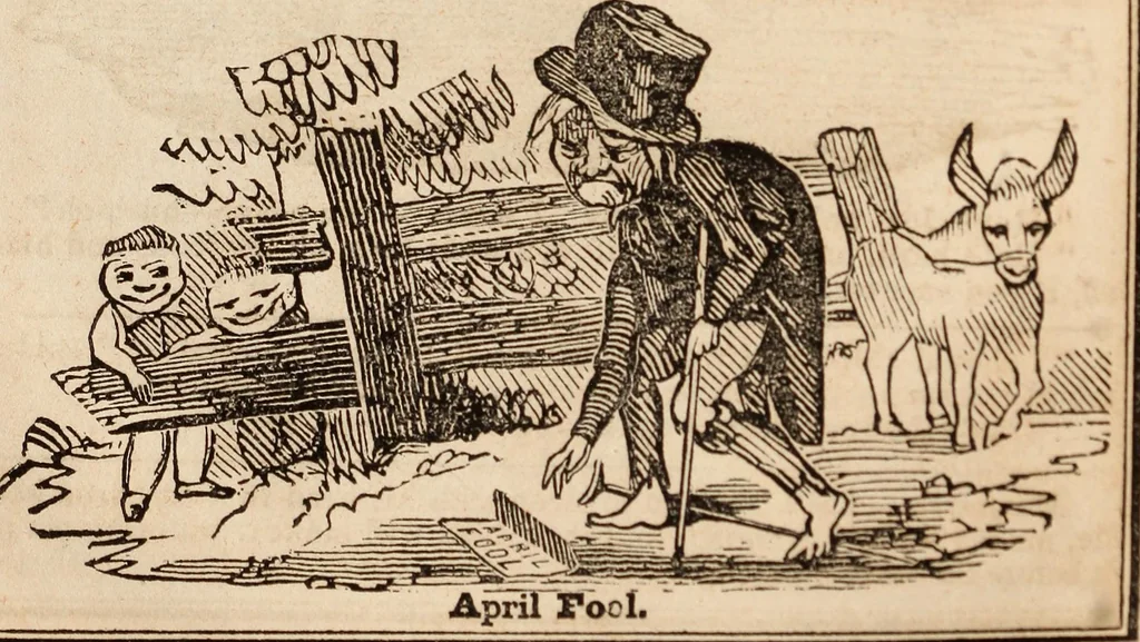 An illustration from Elton's comic all-my-nack 1842, 1841, leaf 12