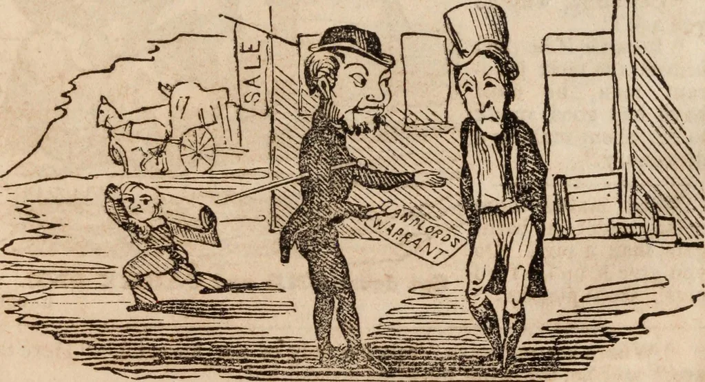 An illustration from Elton's comic all-my-nack 1842, 1841, leaf 13