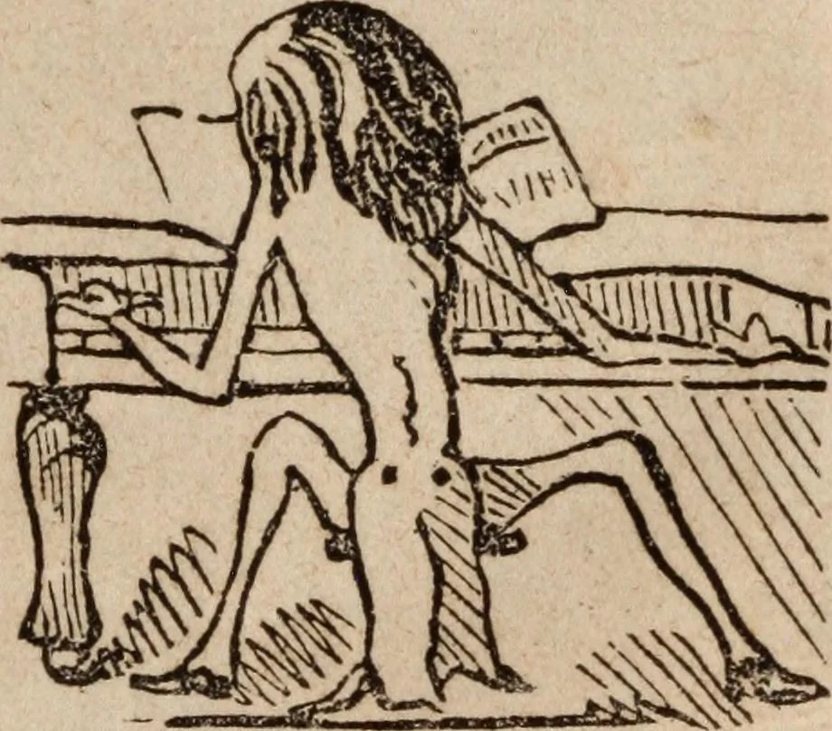 An illustration from Elton's comic all-my-nack 1842, 1841, leaf 19