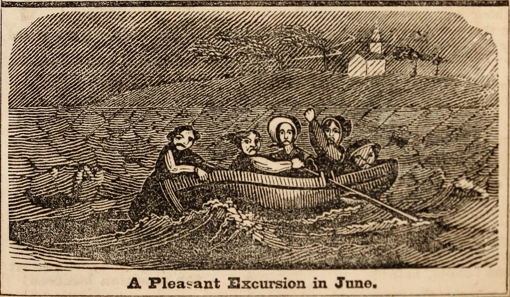 An illustration from Elton's comic all-my-nack 1842, 1841, leaf 20