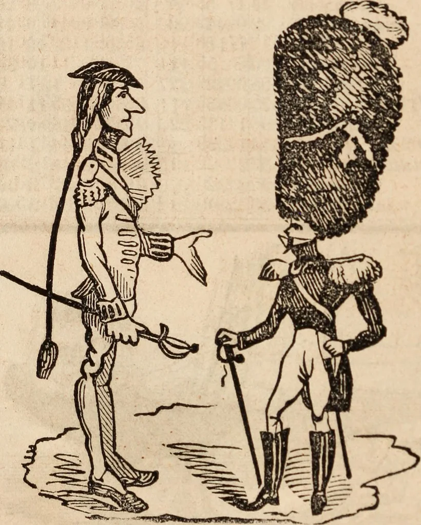 An illustration from Elton's comic all-my-nack 1842, 1841, leaf 26