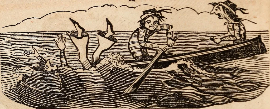 An illustration from Elton's comic all-my-nack 1842, 1841, leaf 28