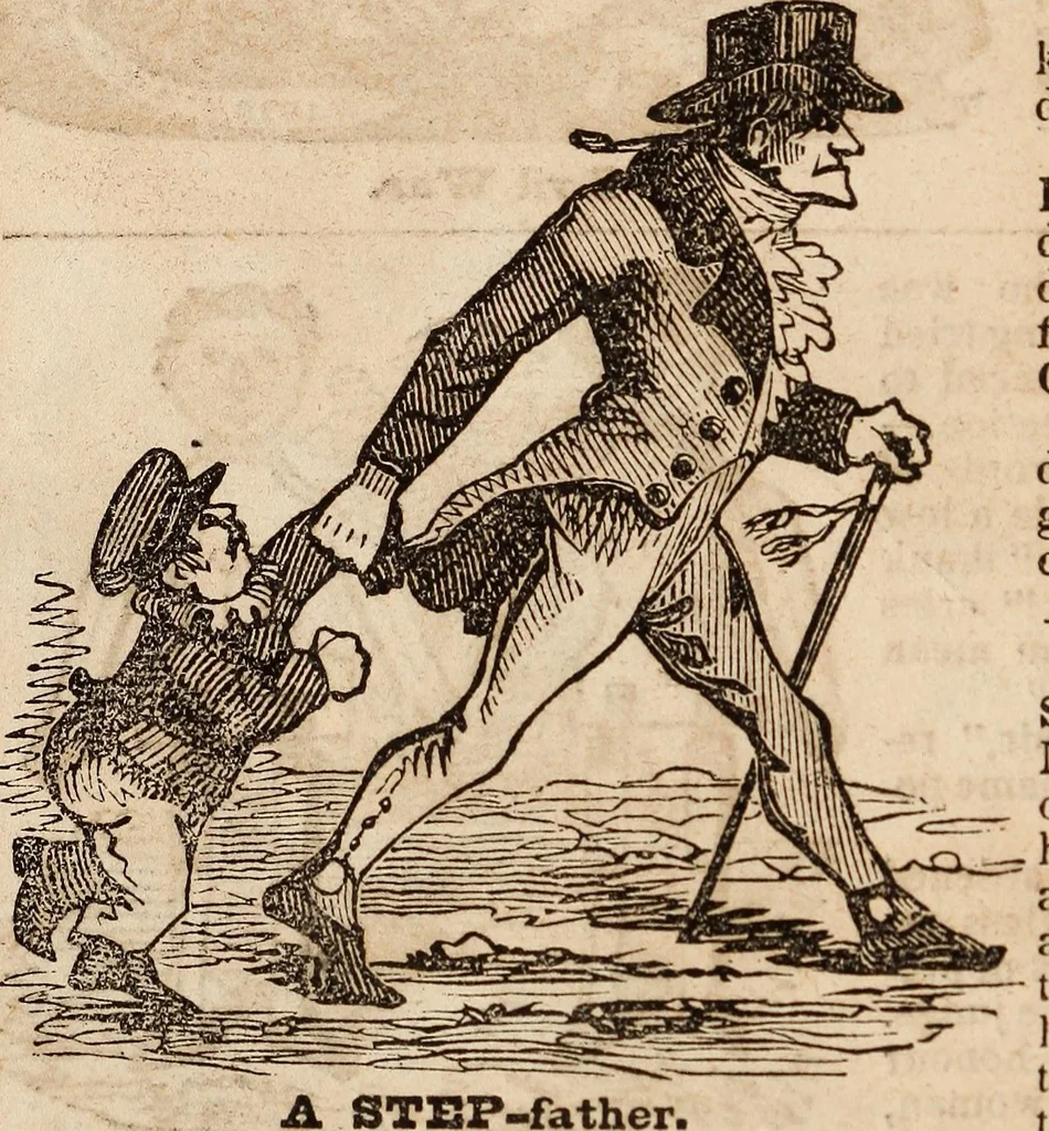 An illustration from Elton's comic all-my-nack 1842, 1841, leaf 6