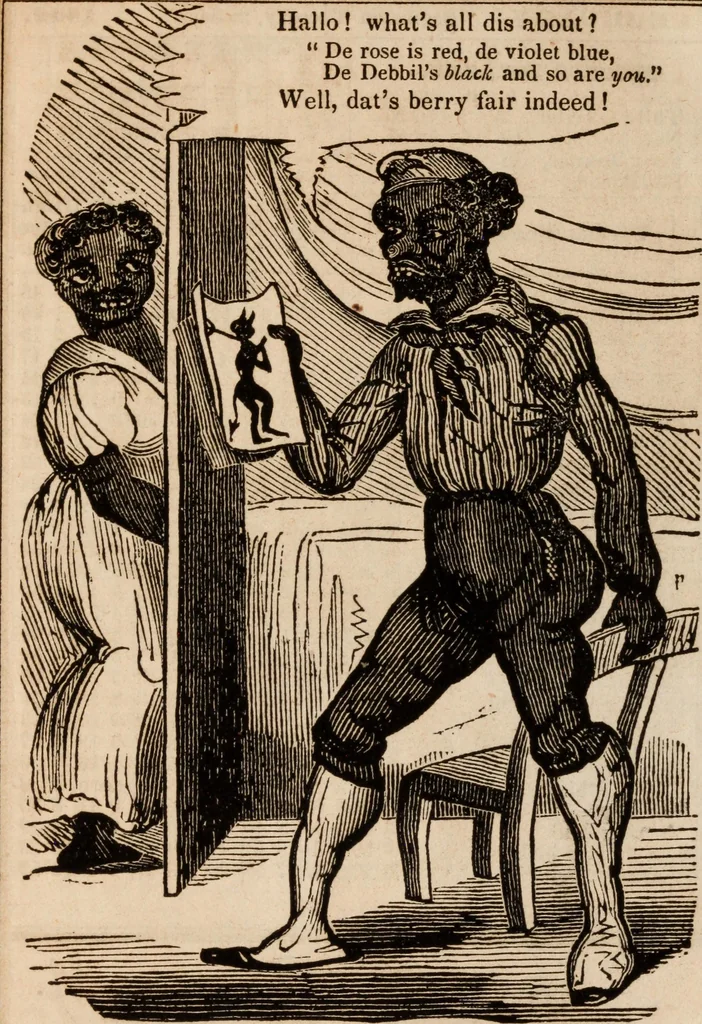 An illustration from Elton's comic all-my-nack 1842, 1841, leaf 7