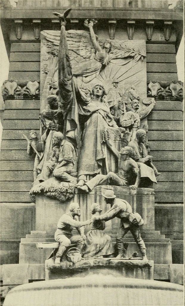 An illustration from Emancipation and the freed in American sculpture ; a study in interpretation, 1916, leaf 195