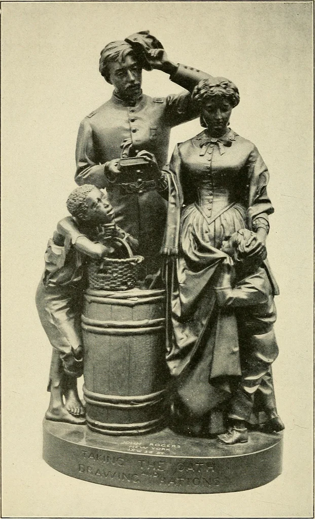 An illustration from Emancipation and the freed in American sculpture ; a study in interpretation, 1916, leaf 237