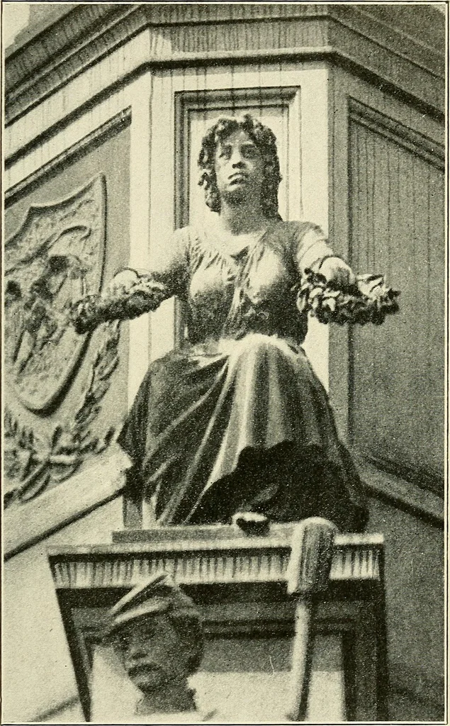 An illustration from Emancipation and the freed in American sculpture ; a study in interpretation, 1916, leaf 76