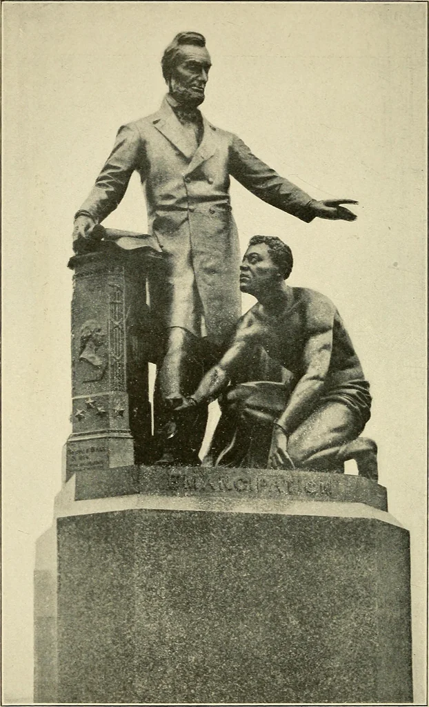 An illustration from Emancipation and the freed in American sculpture ; a study in interpretation, 1916, leaf 77