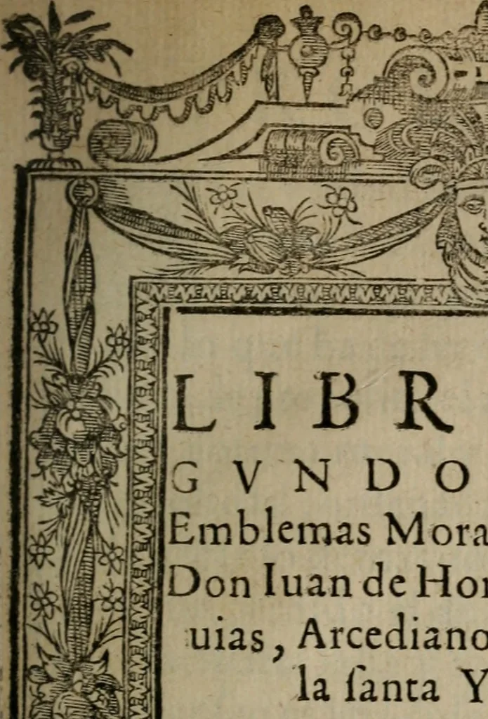 An illustration from Emblemas morales de don Ivan de Horozco y Couarruuias : dedicadas a la buena memoria del presidente Don Diego de Couarruuias y Leya su tio, 1589, leaf 200