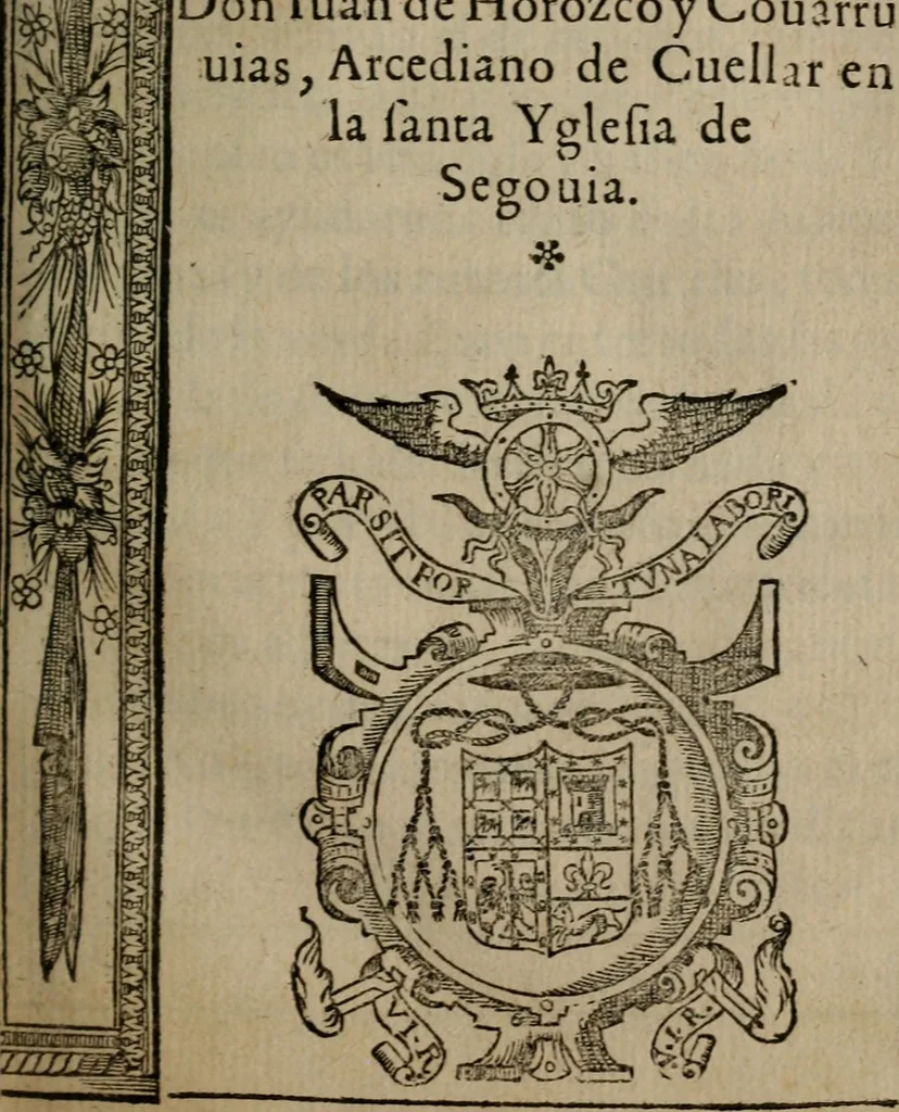 An illustration from Emblemas morales de don Ivan de Horozco y Couarruuias : dedicadas a la buena memoria del presidente Don Diego de Couarruuias y Leya su tio, 1589, leaf 200