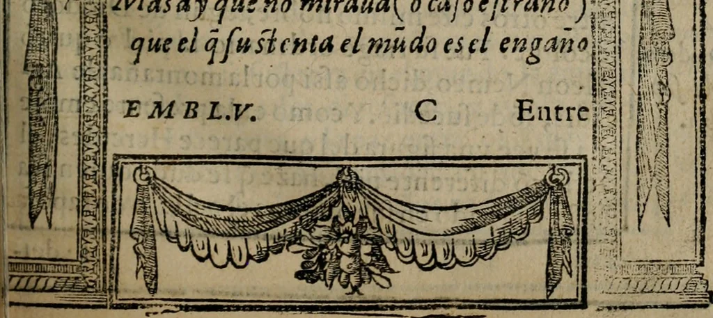 An illustration from Emblemas morales de don Ivan de Horozco y Couarruuias : dedicadas a la buena memoria del presidente Don Diego de Couarruuias y Leya su tio, 1589, leaf 230