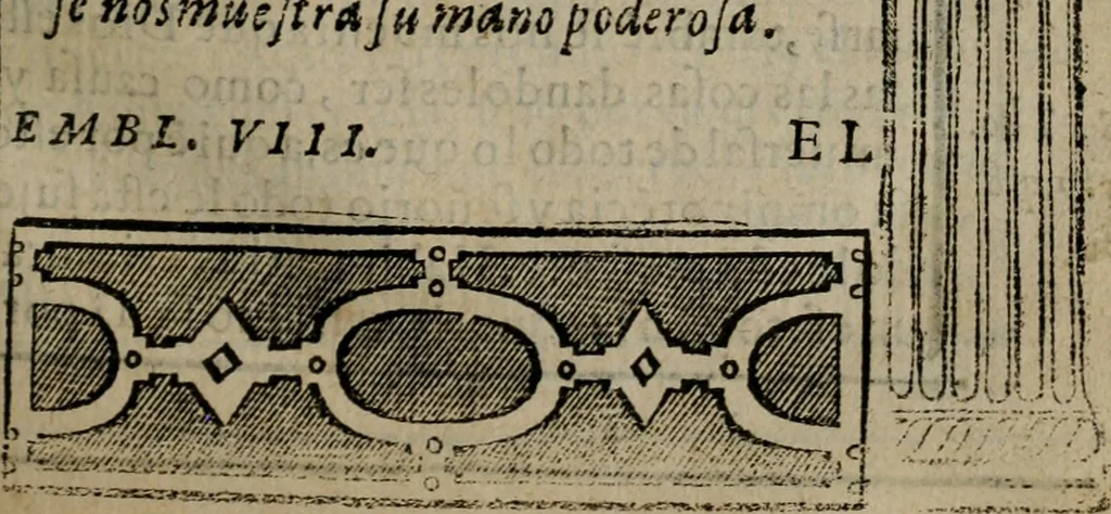An illustration from Emblemas morales de don Ivan de Horozco y Couarruuias : dedicadas a la buena memoria del presidente Don Diego de Couarruuias y Leya su tio, 1589, leaf 242
