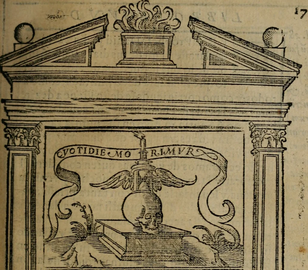 An illustration from Emblemas morales de don Ivan de Horozco y Couarruuias : dedicadas a la buena memoria del presidente Don Diego de Couarruuias y Leya su tio, 1589, leaf 246