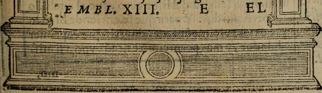 An illustration from Emblemas morales de don Ivan de Horozco y Couarruuias : dedicadas a la buena memoria del presidente Don Diego de Couarruuias y Leya su tio, 1589, leaf 262