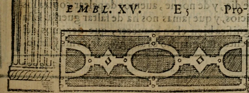 An illustration from Emblemas morales de don Ivan de Horozco y Couarruuias : dedicadas a la buena memoria del presidente Don Diego de Couarruuias y Leya su tio, 1589, leaf 270