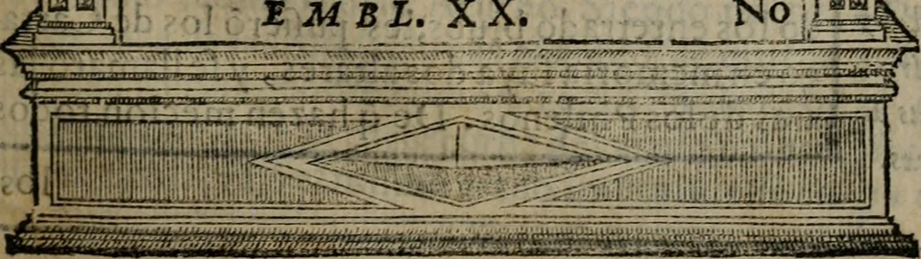 An illustration from Emblemas morales de don Ivan de Horozco y Couarruuias : dedicadas a la buena memoria del presidente Don Diego de Couarruuias y Leya su tio, 1589, leaf 290