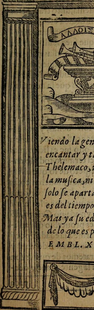 An illustration from Emblemas morales de don Ivan de Horozco y Couarruuias : dedicadas a la buena memoria del presidente Don Diego de Couarruuias y Leya su tio, 1589, leaf 326