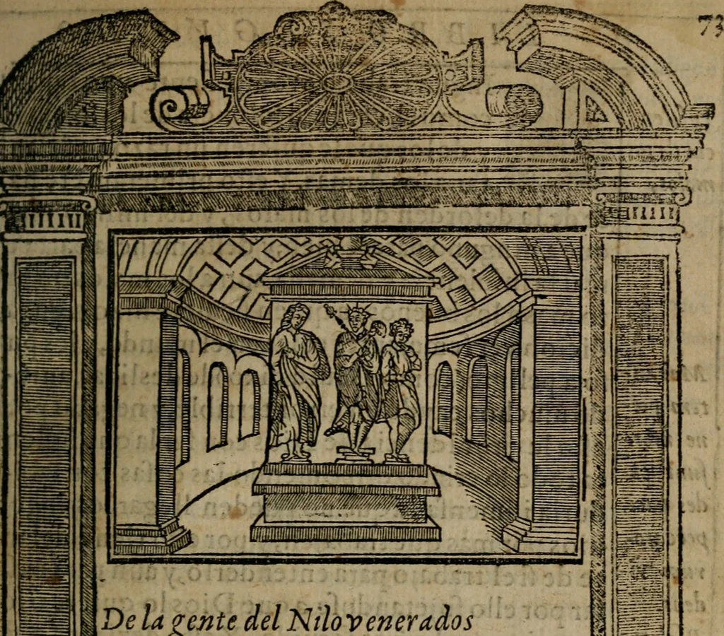 An illustration from Emblemas morales de don Ivan de Horozco y Couarruuias : dedicadas a la buena memoria del presidente Don Diego de Couarruuias y Leya su tio, 1589, leaf 350