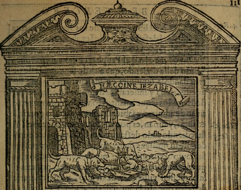 An illustration from Emblemas morales de don Ivan de Horozco y Couarruuias : dedicadas a la buena memoria del presidente Don Diego de Couarruuias y Leya su tio, 1589, leaf 426