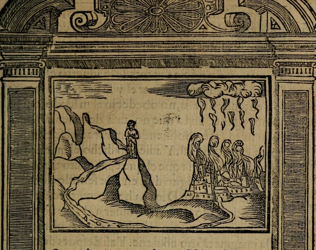 An illustration from Emblemas morales de don Ivan de Horozco y Couarruuias : dedicadas a la buena memoria del presidente Don Diego de Couarruuias y Leya su tio, 1589, leaf 474