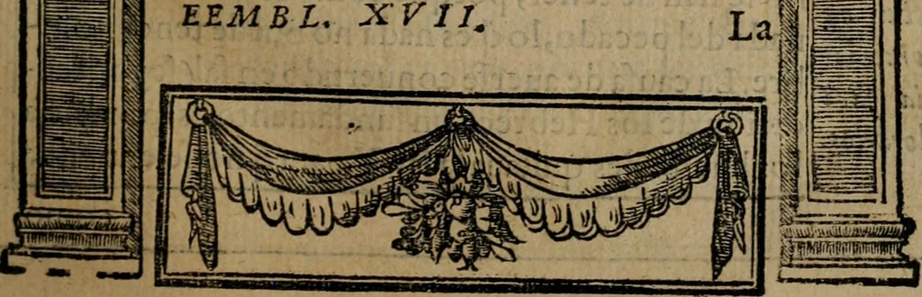 An illustration from Emblemas morales de don Ivan de Horozco y Couarruuias : dedicadas a la buena memoria del presidente Don Diego de Couarruuias y Leya su tio, 1589, leaf 474