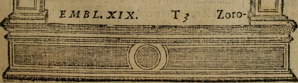 An illustration from Emblemas morales de don Ivan de Horozco y Couarruuias : dedicadas a la buena memoria del presidente Don Diego de Couarruuias y Leya su tio, 1589, leaf 482