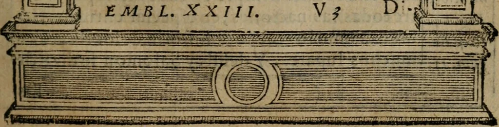 An illustration from Emblemas morales de don Ivan de Horozco y Couarruuias : dedicadas a la buena memoria del presidente Don Diego de Couarruuias y Leya su tio, 1589, leaf 498