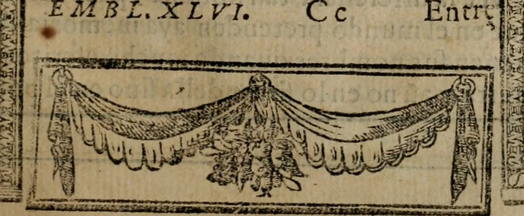 An illustration from Emblemas morales de don Ivan de Horozco y Couarruuias : dedicadas a la buena memoria del presidente Don Diego de Couarruuias y Leya su tio, 1589, leaf 590