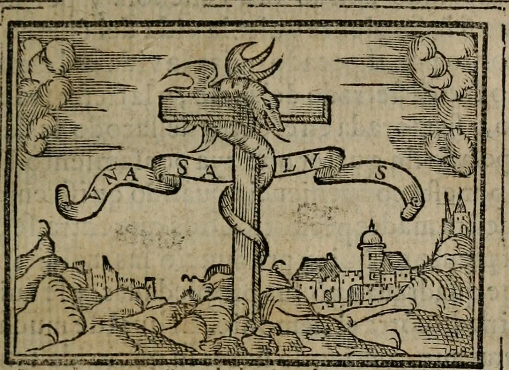An illustration from Emblemas morales de don Ivan de Horozco y Couarruuias : dedicadas a la buena memoria del presidente Don Diego de Couarruuias y Leya su tio, 1589, leaf 598