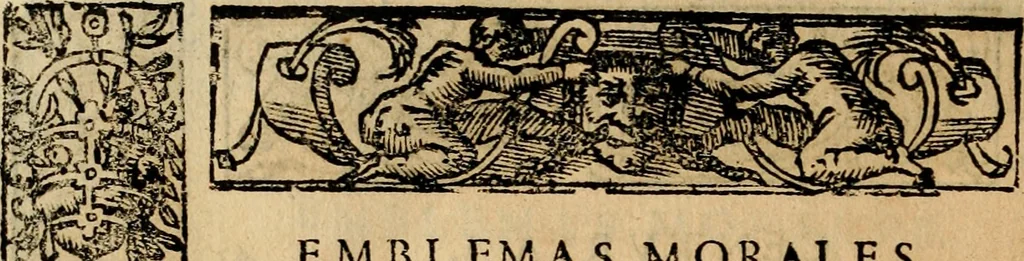 An illustration from Emblemas morales de Don Sebastian de Couarrubias Orozco, capellan del rey N.S. Maestrescuela, y canonigo de Cuenca, consultor del santo oficio, 1610, leaf 101
