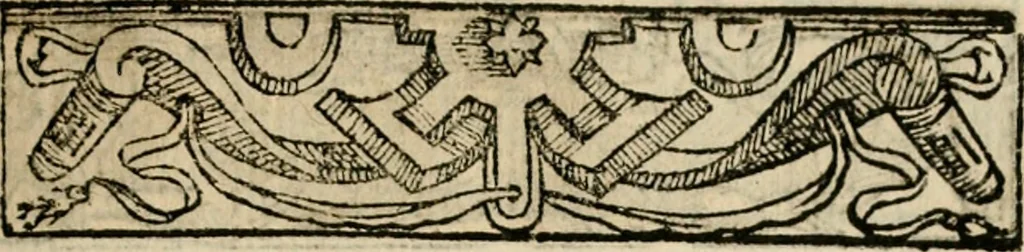 An illustration from Emblemas morales de Don Sebastian de Couarrubias Orozco, capellan del rey N.S. Maestrescuela, y canonigo de Cuenca, consultor del santo oficio, 1610, leaf 108